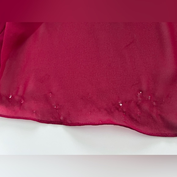 Bill Levkoff Bridesmaid dress Size 10 - color wine/cranberry - Picture 12 of 16